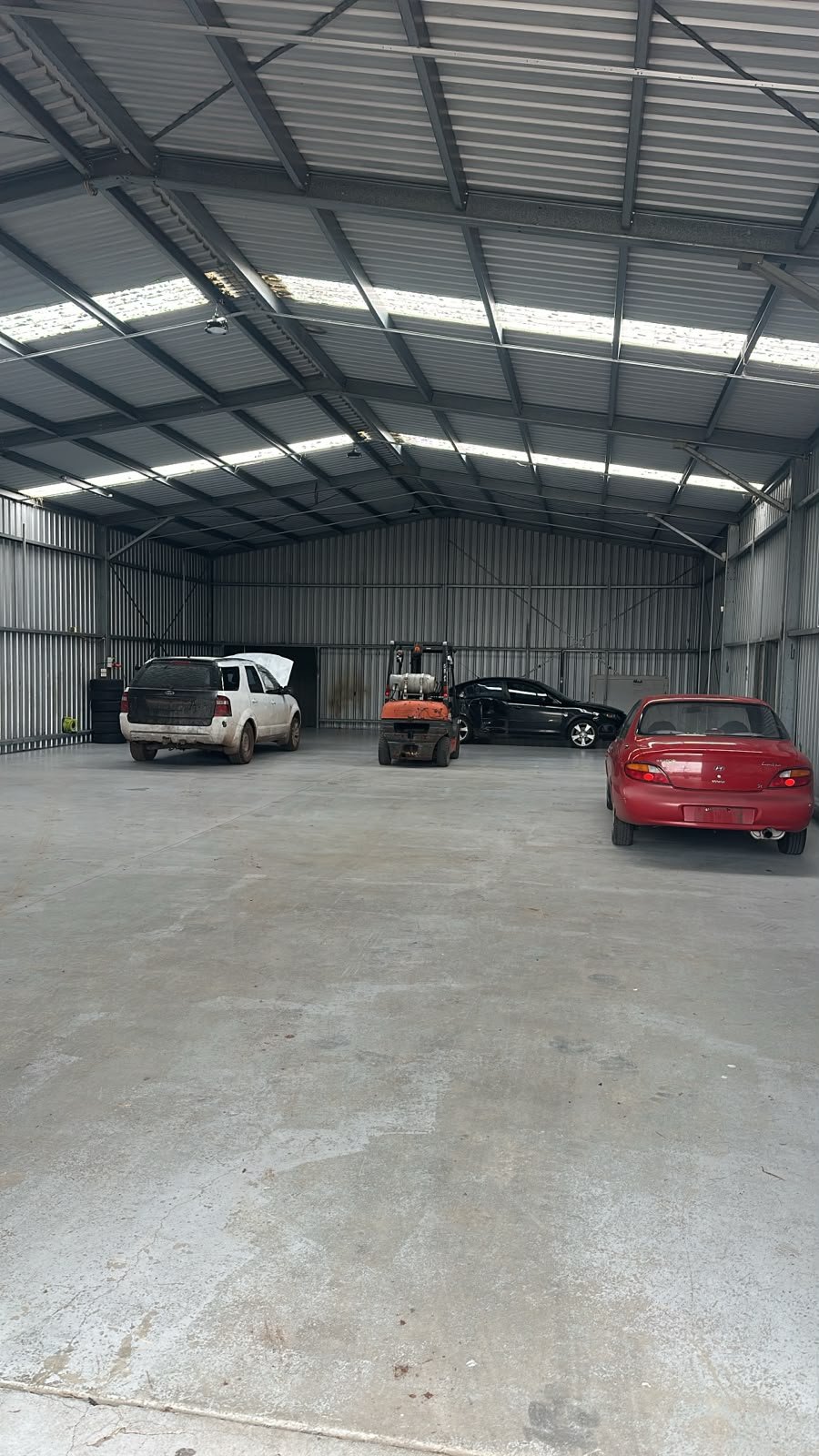 Collected vehicle