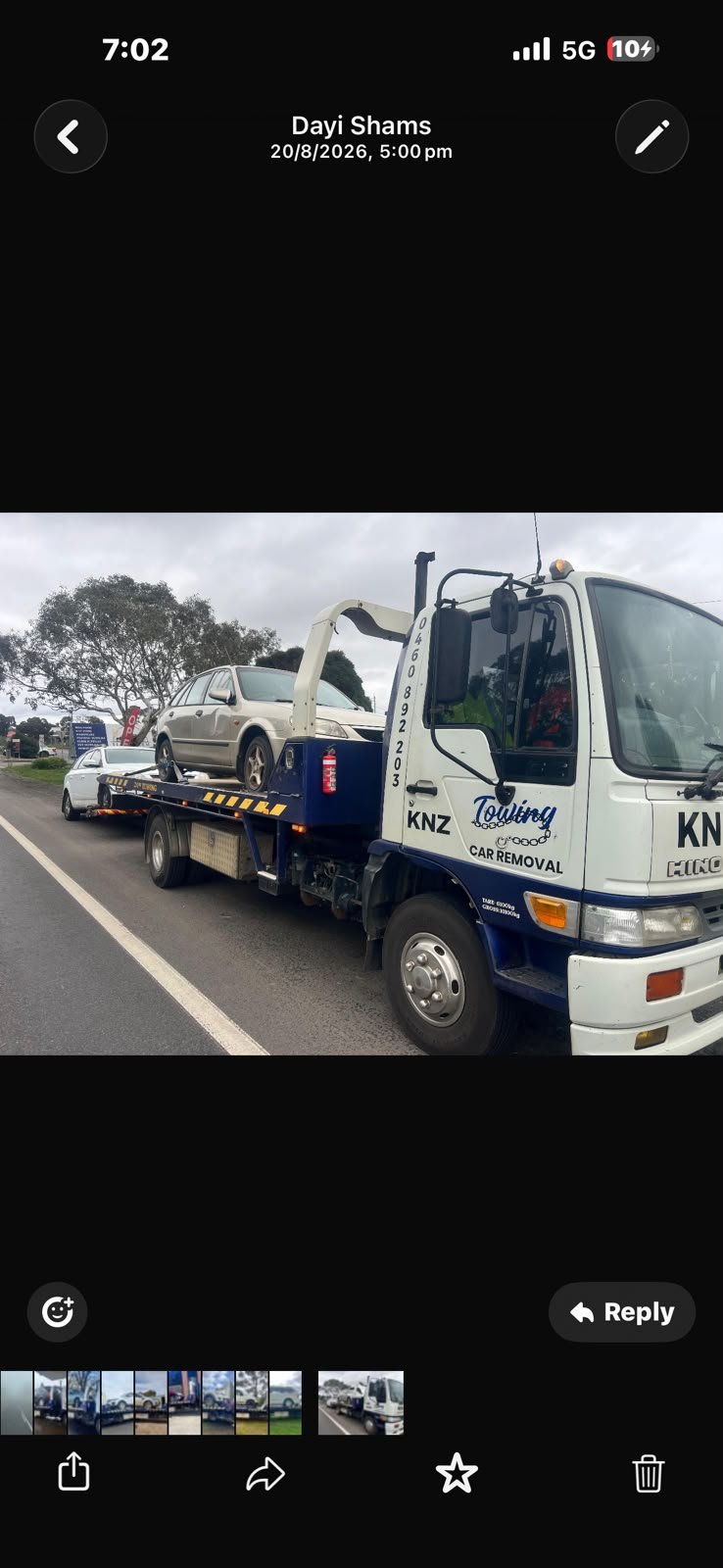 KNZ cash for cars pickup